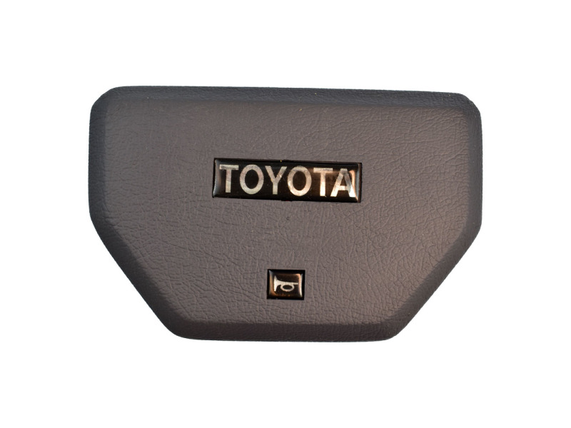 Botão Buzina Cinza P/ Volante Genérico Toyota Bandeirante 3.7 3.8
